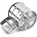 Ver imagem 3 de Polvilhador Inox Luxo Caneca Peneira Farinha com Gatilho