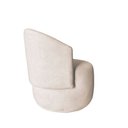 Ver imagem 2 de Poltrona Decorativa Beatriz Orgânica Suede Marfim
