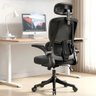 Cadeira De Escritório Veneza Blidshop  Ergonômica Giratória Home Office 120kg - Preta - 4