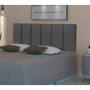 Ver imagem 1 de Cabeceira Elegante para Cama Box Dubai 200cm Grafite Suede
