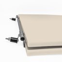 Ver imagem 4 de Assento Sanitário Poliéster para Louça Calypso (incepa) Aço (reb. Oculto) Bone