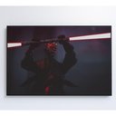 Ver imagem 3 de Quadro Darth Maul 60x40 Cm Vidro Impresso