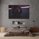Ver imagem 1 de Quadro Darth Maul 60x40 Cm Vidro Impresso