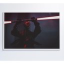 Ver imagem 5 de Quadro Darth Maul 60x40 Cm Vidro Impresso