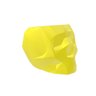 Caveira Geometrica - Vaso Cactos ou Suculentas:Amarelo - 3