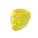Ver imagem 2 de Caveira Geometrica - Vaso Cactos ou Suculentas:amarelo