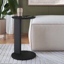 Ver imagem 1 de Mesa Lateral Apoio Sofá Orgânica Chanfrado Pé Madeira Complementos