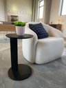 Ver imagem 7 de Mesa Lateral Apoio Sofá Orgânica Chanfrado Pé Madeira Complementos
