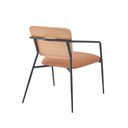 Ver imagem 4 de Kit 2 Poltronas Minimalista Estofada Base em Aço Prado Fratini
