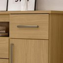 Ver imagem 3 de Comoda 5 Gavetas 2 Portas 152 Cm Ols Co008 Castanho Mxm