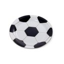 Ver imagem 1 de Prato de Sobremesa de Vidro Bola de Futebol Brasil Copa do Mundo Decoração Mesa Posta Petisqueira