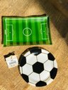 Ver imagem 4 de Prato de Sobremesa de Vidro Bola de Futebol Brasil Copa do Mundo Decoração Mesa Posta Petisqueira