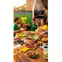 Ver imagem 2 de Prato de Sobremesa de Vidro Bola de Futebol Brasil Copa do Mundo Decoração Mesa Posta Petisqueira