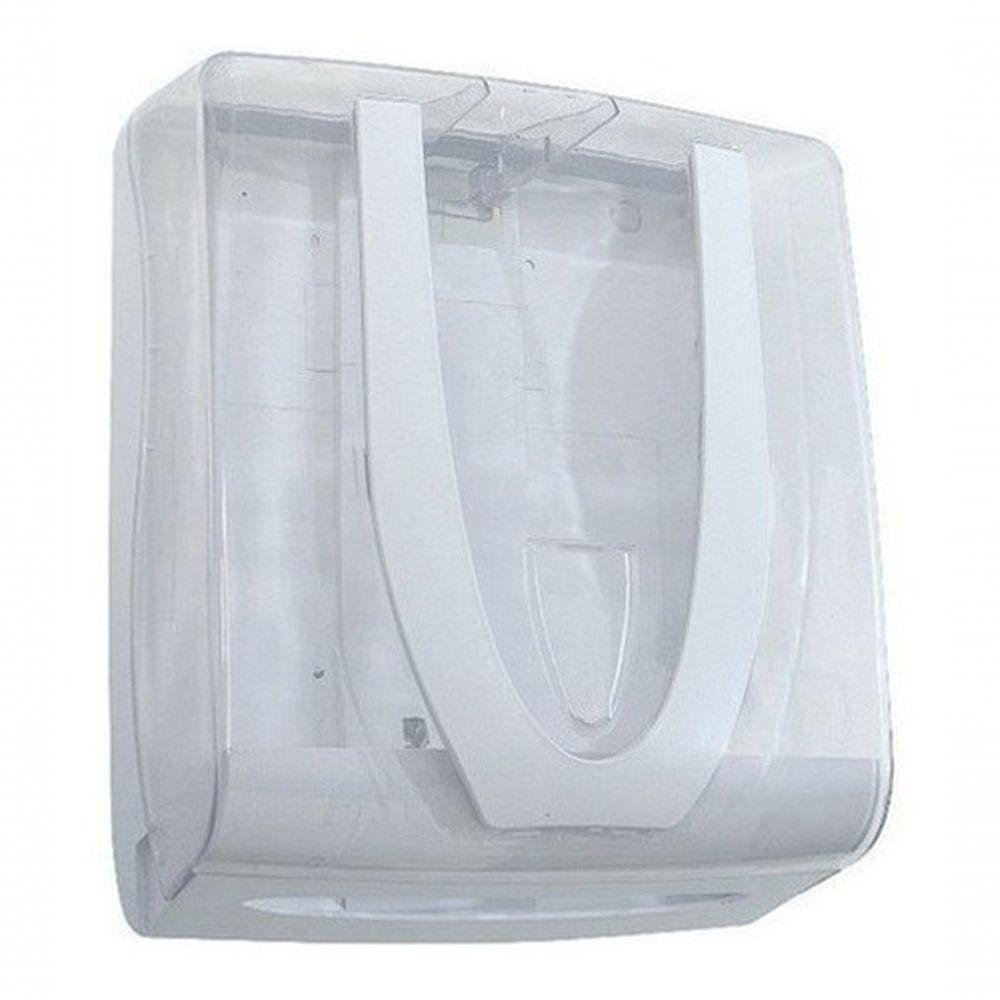 Toalheiro Unik Color Cristal Para Papel 2 Ou 3 Dobras V10B - 1