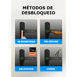 Fechadura Digital Biométrica Eletrônica Primebras Ttlock - 2