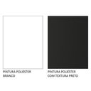 Ver imagem 7 de Balcão de Pia Madesa Glamy 120cm 2 Portas Tampo Branco Preto