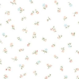 Papel de Parede Romântico Abby Rose 3 Floral Rosa Ab27651 - 1