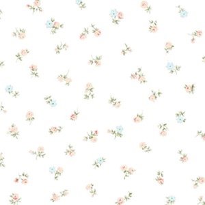 Papel de Parede Romântico Abby Rose 3 Floral Rosa Ab27651
