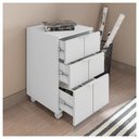 Ver imagem 7 de Kit Escritório Conjunto 4 Peças Cubic Branco Caemmun