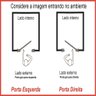 Porta Pivotante De Alumínio Lado esquerda Medidas: 210 X 100 - 2