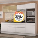 Ver imagem 1 de Armário Cozinha Completa Made Mp2181 Multimóveis + Brinde Jogo de Panelas Tramontina Branco