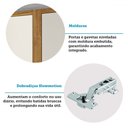 Ver mais imagens de Armário de Cozinha Modulada com Balcão e Tampo 13 Portas 3 Gavetas Pérola Premium 100% Mdf Vidro Ref