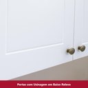 Ver imagem 5 de Cozinha Modulada Nova York 9 Portas e Vidro 5 Gavetas Henn - Branco HP