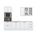 Ver imagem 2 de Cozinha Modulada Nova York 9 Portas e Vidro 5 Gavetas Henn - Branco HP