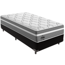 Ver imagem 1 de Cama Box Preto e Colchão Berlim Molas Ensacadas Solteiro Probel