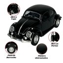 Ver imagem 4 de Super Carrinho de Ferro Fusca Preto Clássico 1/32 Miniatura Coleção