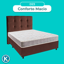 Ver imagem 4 de Conjunto Cama Box Blindado Casal + Colchão D23 D23 Inducol + Cabeceira