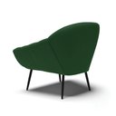Ver imagem 5 de Kit 02 Poltronas Giovana Veludo Verde Esmeralda Pés Palito de Ferro - D’Rossi