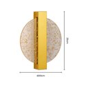 Ver imagem 3 de Arandela Skylight Cross 3113 Led Bivolt Dourado - Transparente