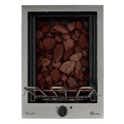 Churrasqueira Cooktop Fischer Elétrica com Pedra Vulcânica Inox 220v - 4