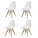 Ver imagem 4 de Conjunto Mesa Redonda Eiffel 70cm com 4 Cadeiras Eiffel Branca