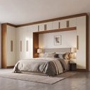 Ver imagem 2 de Guarda Roupas Modulado Closet de Canto Quarto Completo 12 Portas Espaço Cama Queen 1,58m Madrid