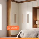 Ver imagem 6 de Guarda Roupas Modulado Closet de Canto Quarto Completo 12 Portas Espaço Cama Queen 1,58m Madrid