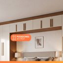 Ver imagem 5 de Guarda Roupas Modulado Closet de Canto Quarto Completo 12 Portas Espaço Cama Queen 1,58m Madrid