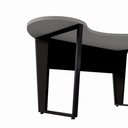 Ver imagem 7 de Mesa para Escritório Mesa Linear Orgânica sem Gavetas 175cm Cinza Sagrado com Preto F5 Office