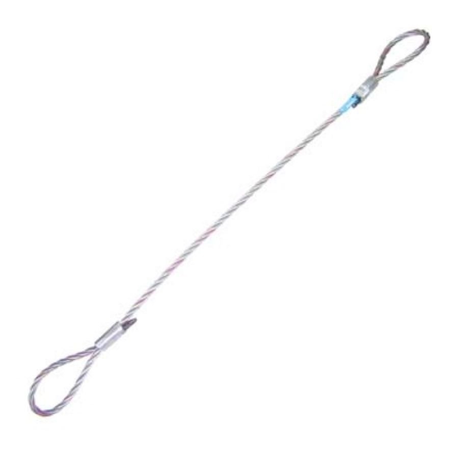 Conexão/anilha/luva número 2 em metal niquelado para cabo de aço de pesca - 8