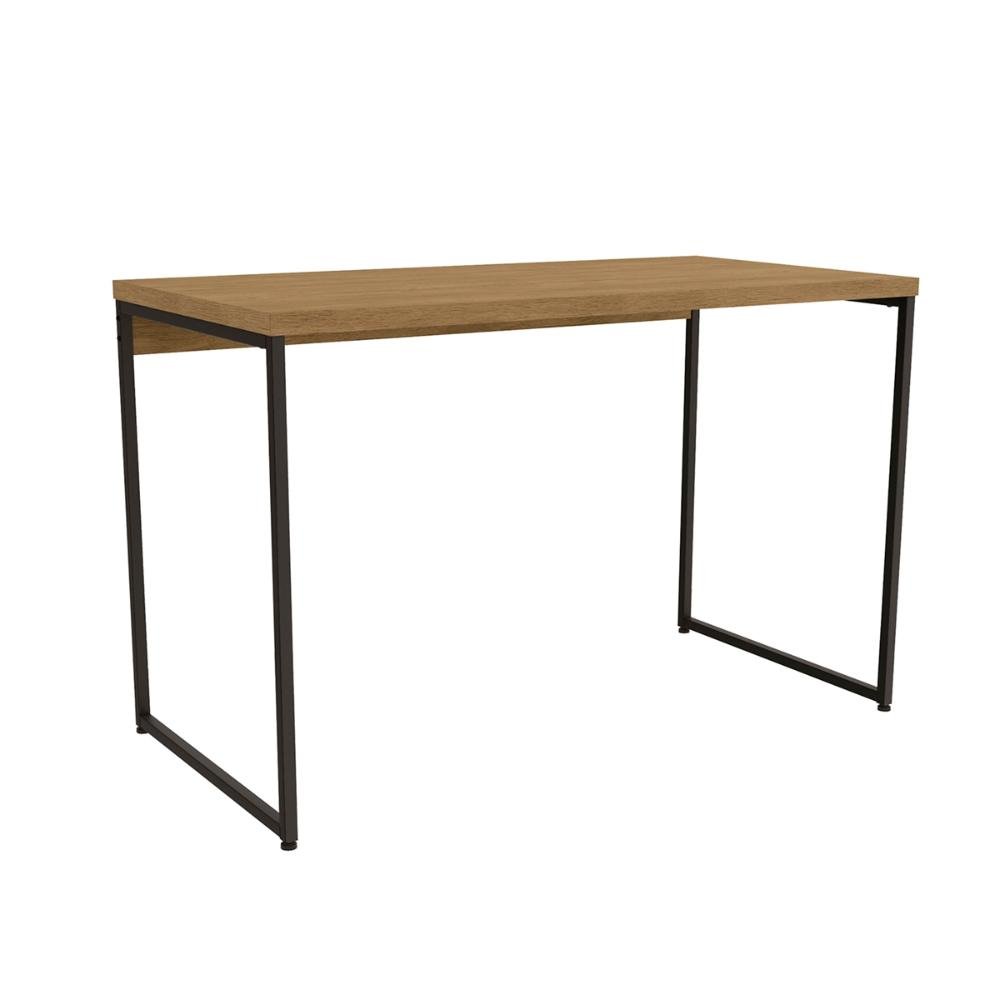 Mesa de Escritório Kappesberg 118cm + Gaveteiro 1 Gaveta Crome Freijó/Preto - 2