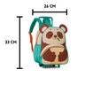 Mochila Infantil Com Rodinhas de Urso Panda e Leão:Leão - 3