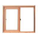 Ver imagem 4 de Janela de Madeira Vitro de Correr Panorâmico 2 Folhas Móveis Reto de Eucalipto Esel -1.20(L)X1.00(A)