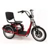 Triciclo Elétrico 800w Freio a Disco com Ré Farol e Alarme Fox Vermelho - Duos Bike - 1