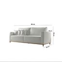 Ver imagem 3 de Sofá Djon 02 Módulos de 80cm B20cm Meu Sofá Online
