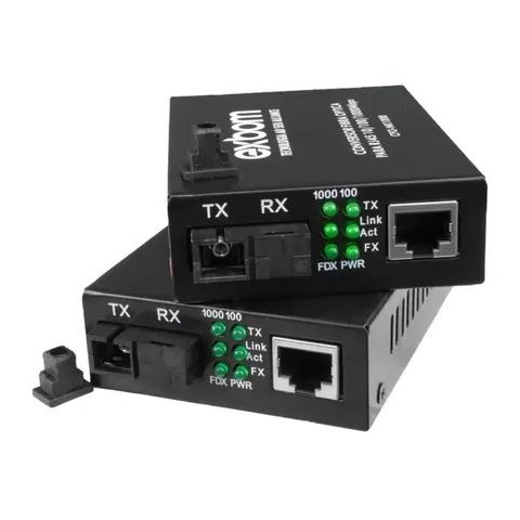 Extensor Conversor Fibra Optica para Rj45 10/100/1000 Mbps