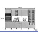 Ver imagem 3 de Kit Cozinha 6 Peças 14 Portas Bless CZ670 Off Linea