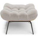 Ver imagem 3 de Puff Decorativo Costela L02 Bouclê Creme - Lyam Decor