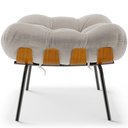 Ver imagem 5 de Puff Decorativo Costela L02 Bouclê Creme - Lyam Decor
