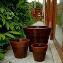 Ver imagem 2 de Vaso para Plantas Gigantes Frutíferas e Coqueiros 1 Metro - Bege